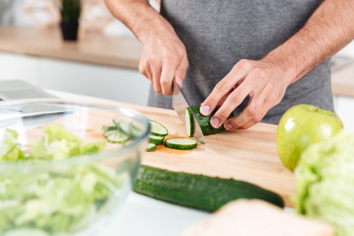 man cooking in the kitchen PA34X9X