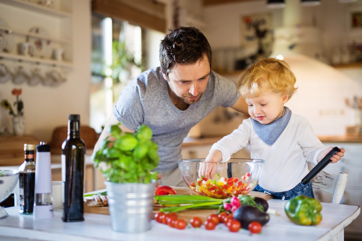 papa enfant cuisine